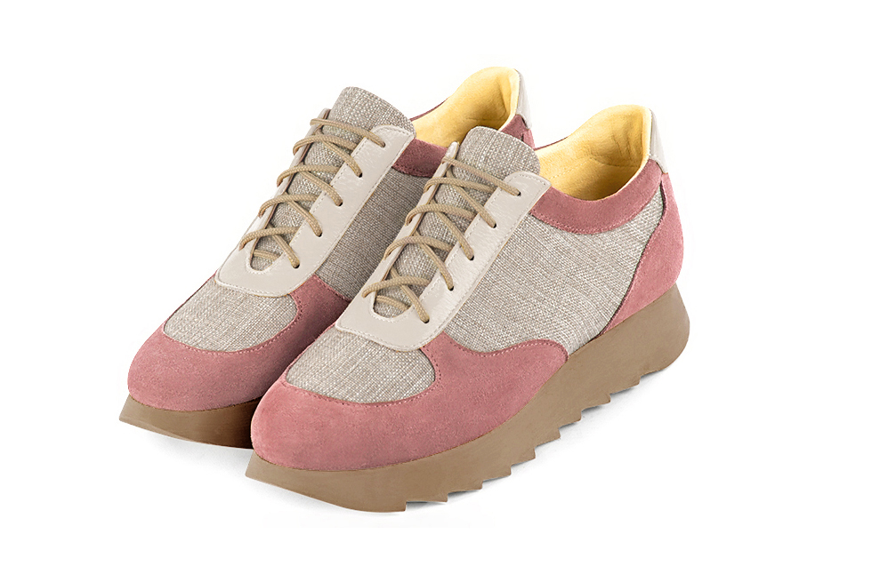 Off white dress sneakers for women - Florence KOOIJMAN